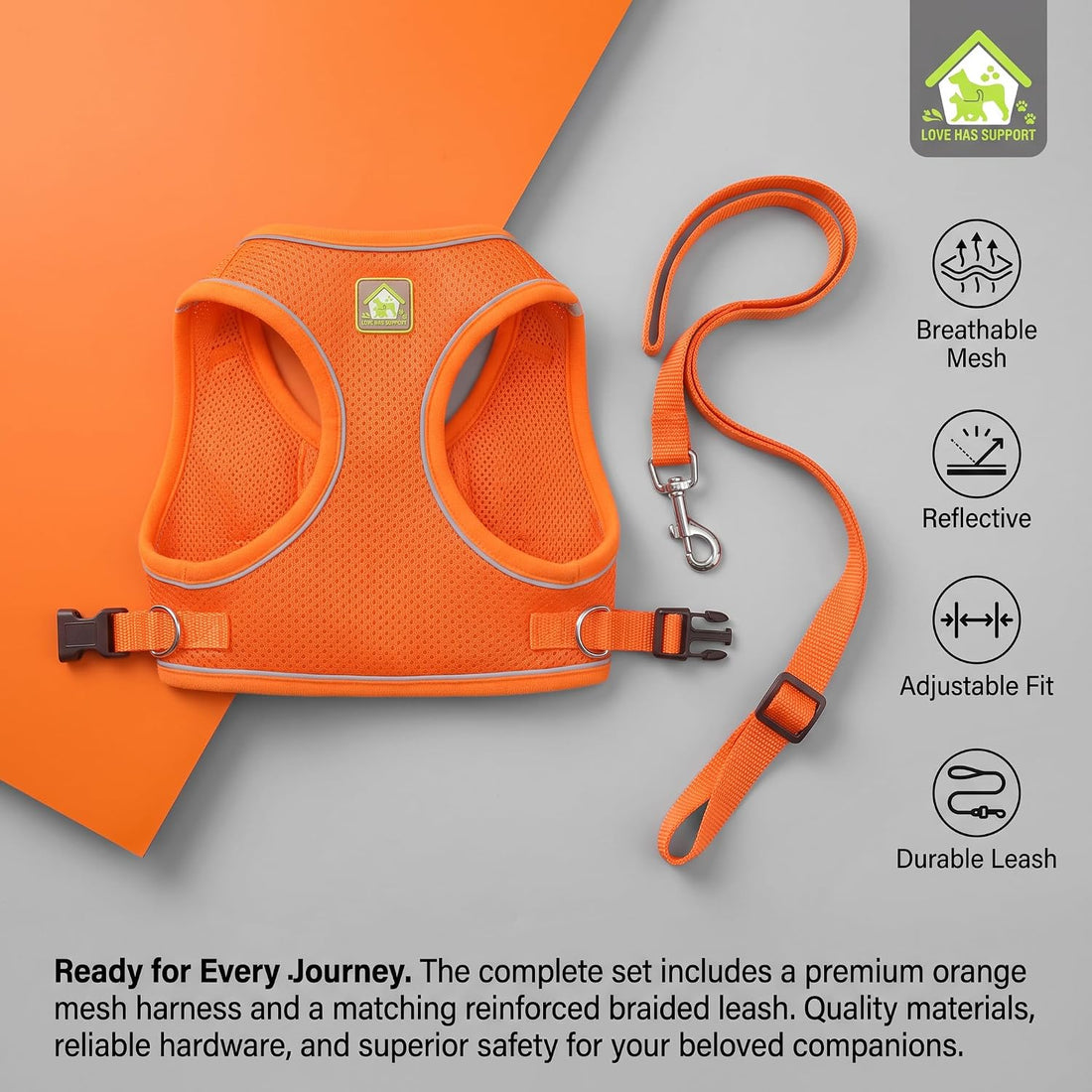 Cat Harness and Leash, Cat Harness Escape Proof, Adjustable Vest