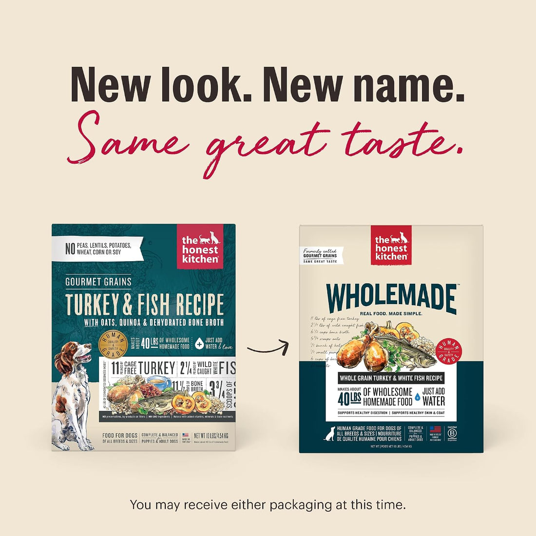 The Honest Kitchen Human Grade Wholemade Dehydrated Whole Grain Dog