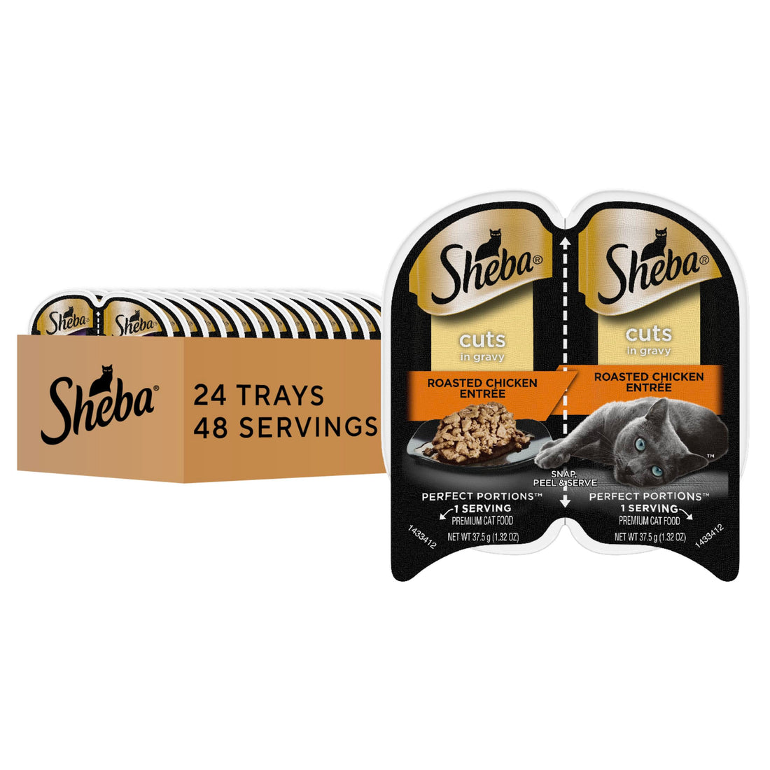Sheba Perfect Portions Wet Cat Food Cuts in Gravy, Cat Food Wet Recipe