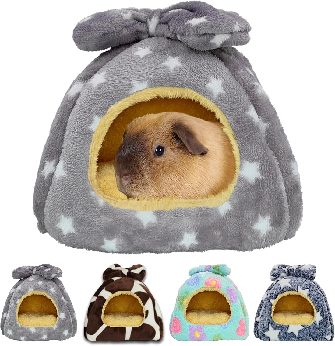 Guinea Pig Bed, Hideout House for Small Animals, Warm & Cozy