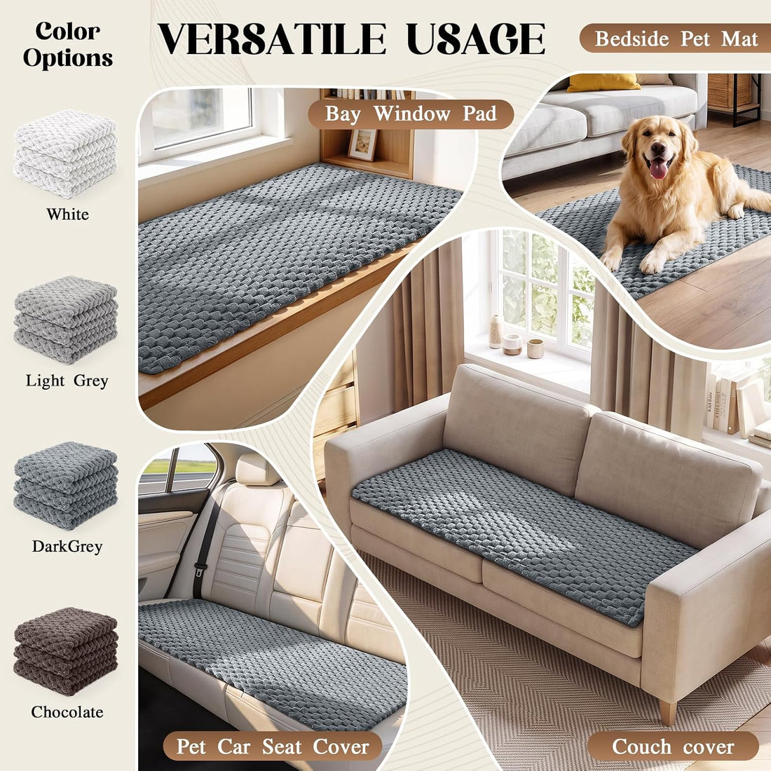 TAOCOCO 100% Waterproof Couch Cover for Dogs