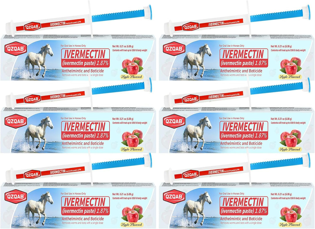 Ivermectin Horse Paste Dewormer , Horse Wormer Paste, Apple Flavor
