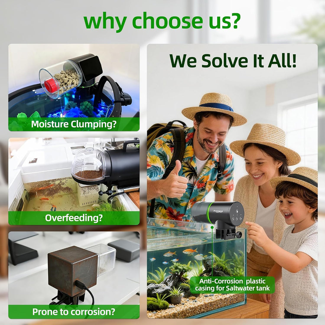 Freesea Automatic Fish Feeder for Aquarium