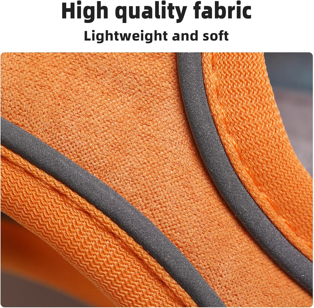 Adjustable Bunny Harness and Leash Set, Rabbit Vest Supplies(Orange S)