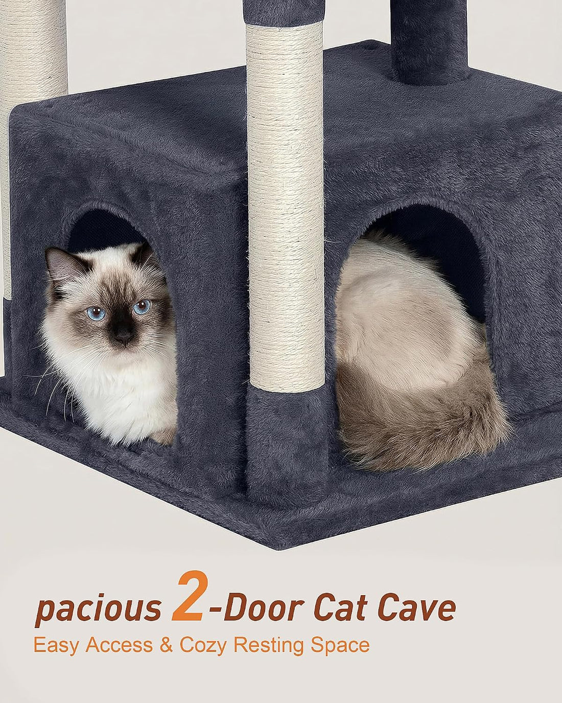 23.6" Cat Tree for Large Cat, 19 * 15.8 in Large Perch