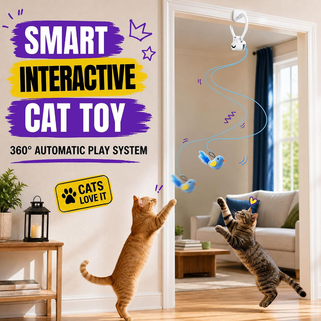 Interactive Cat Toys for Indoor Cats