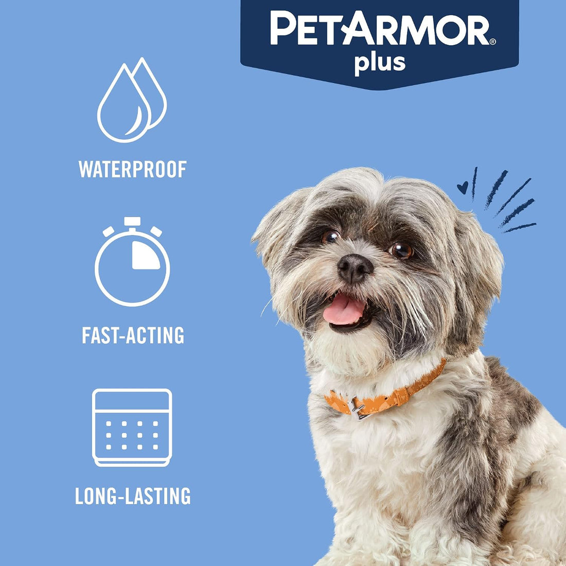 PetArmor Plus Flea & Tick Topical Dogs 5-22 lbs, 1-Month