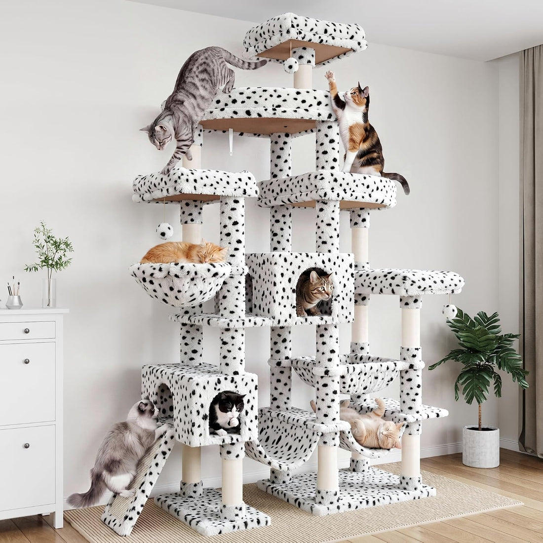 SHA CERLIN 83 in Cat Tree Tower for Indoor Adult Felines