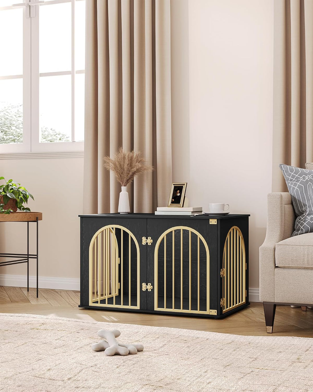 Hzuaneri 39.4 in Dog Crate Furniture,Dog Kennel Indoor