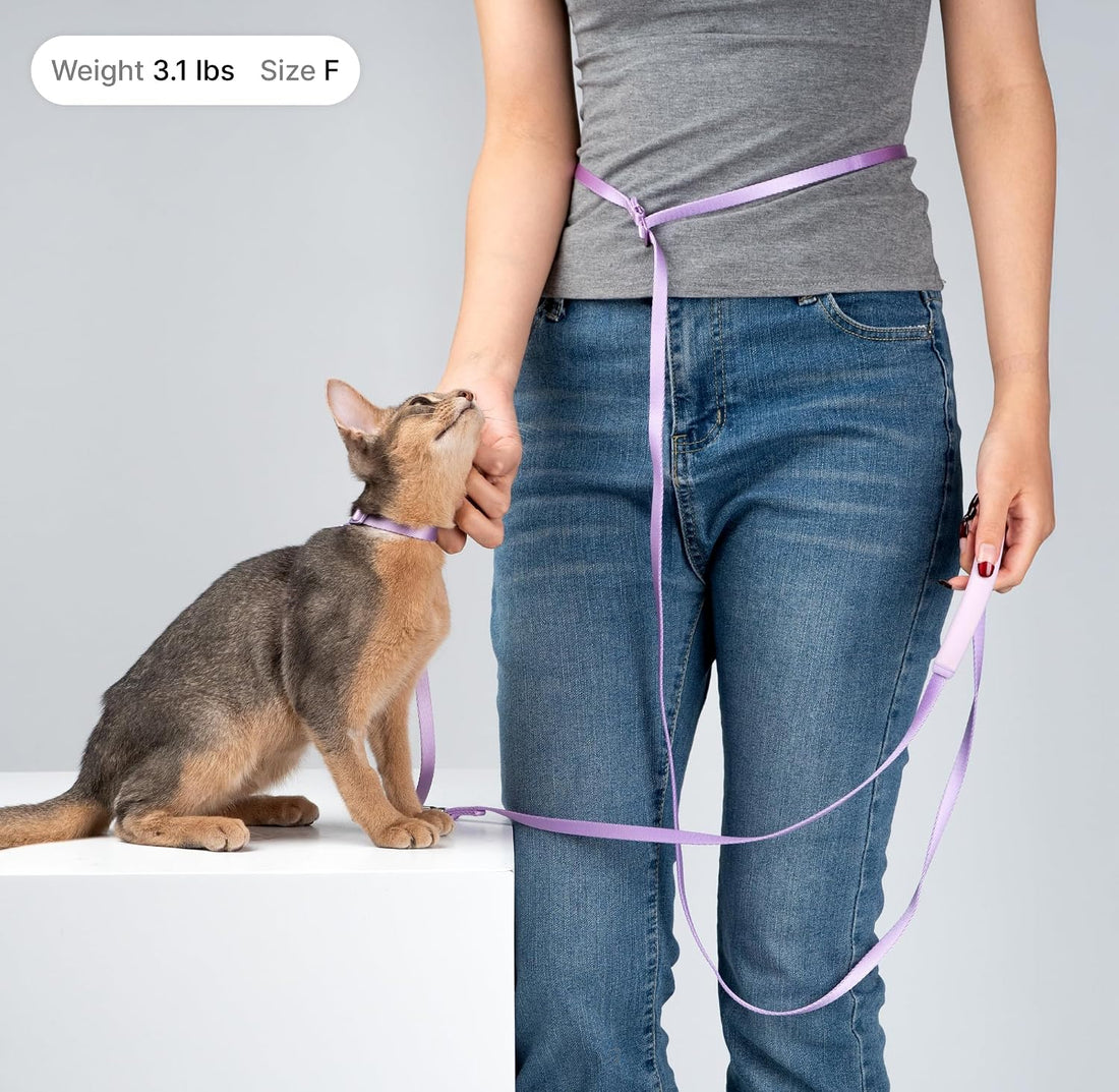 Ultra Lightweight Cat Leash Adjustable Cat Leash, Linen