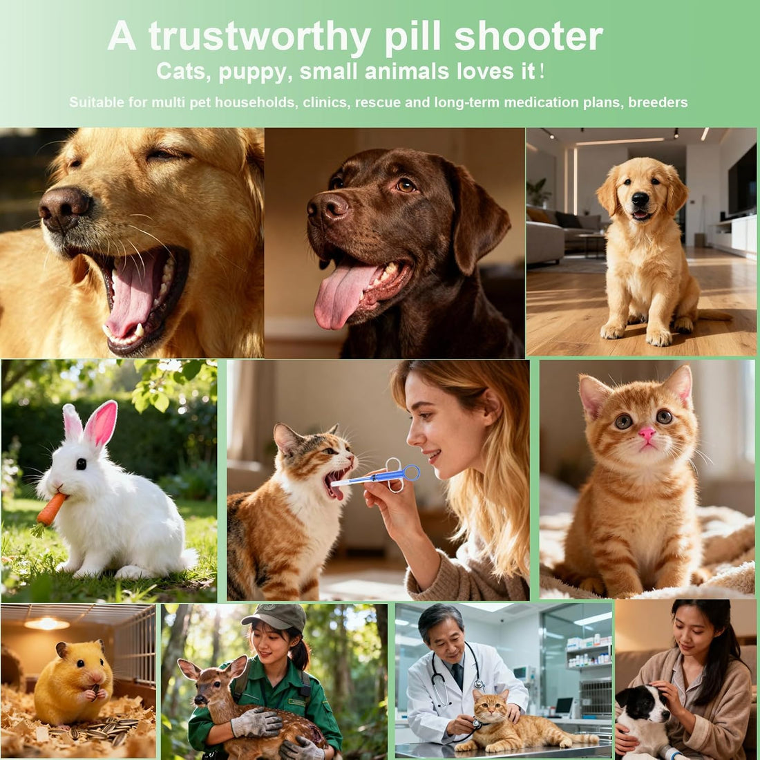 Cat Pill Shooter, Pill Popper for Cats, Pet Piller Gun
