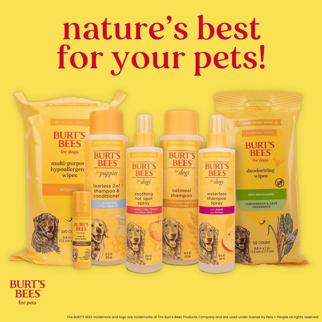 Burt's Bees for Pets Dog Tear Stain Removing Powder, 4 Oz