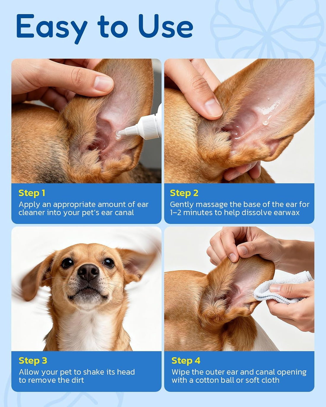 Dog Ear Cleaner - Pet Ear Wash