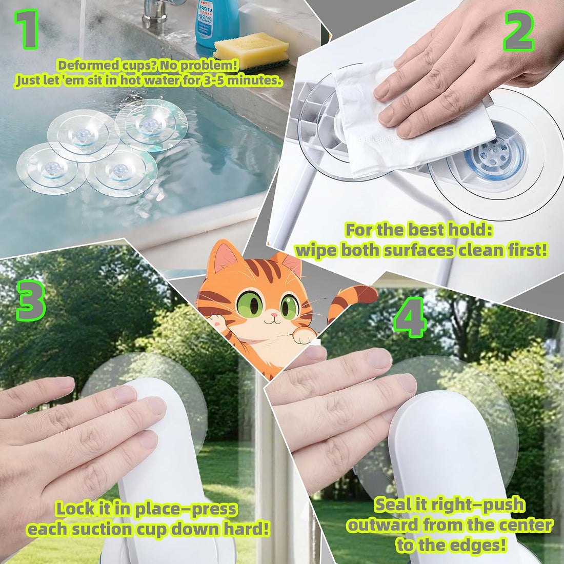 AIWIKIDE Cat Window Perch, Easy Install Bracket