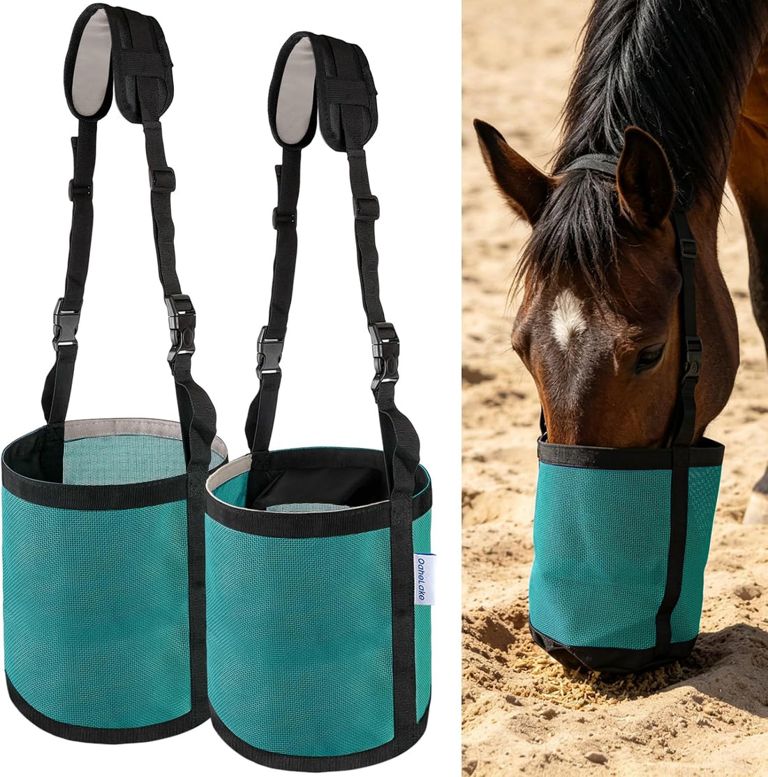 Horse Feed Bag for Grain Pack of 1