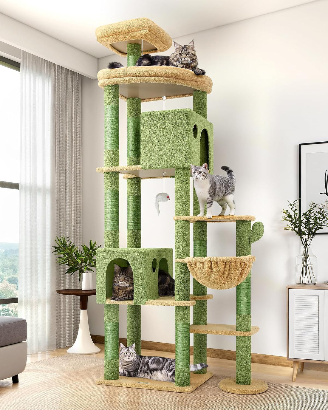 Globlazer Giant Cat Tree for Indoor Large Cats, 83in, F83