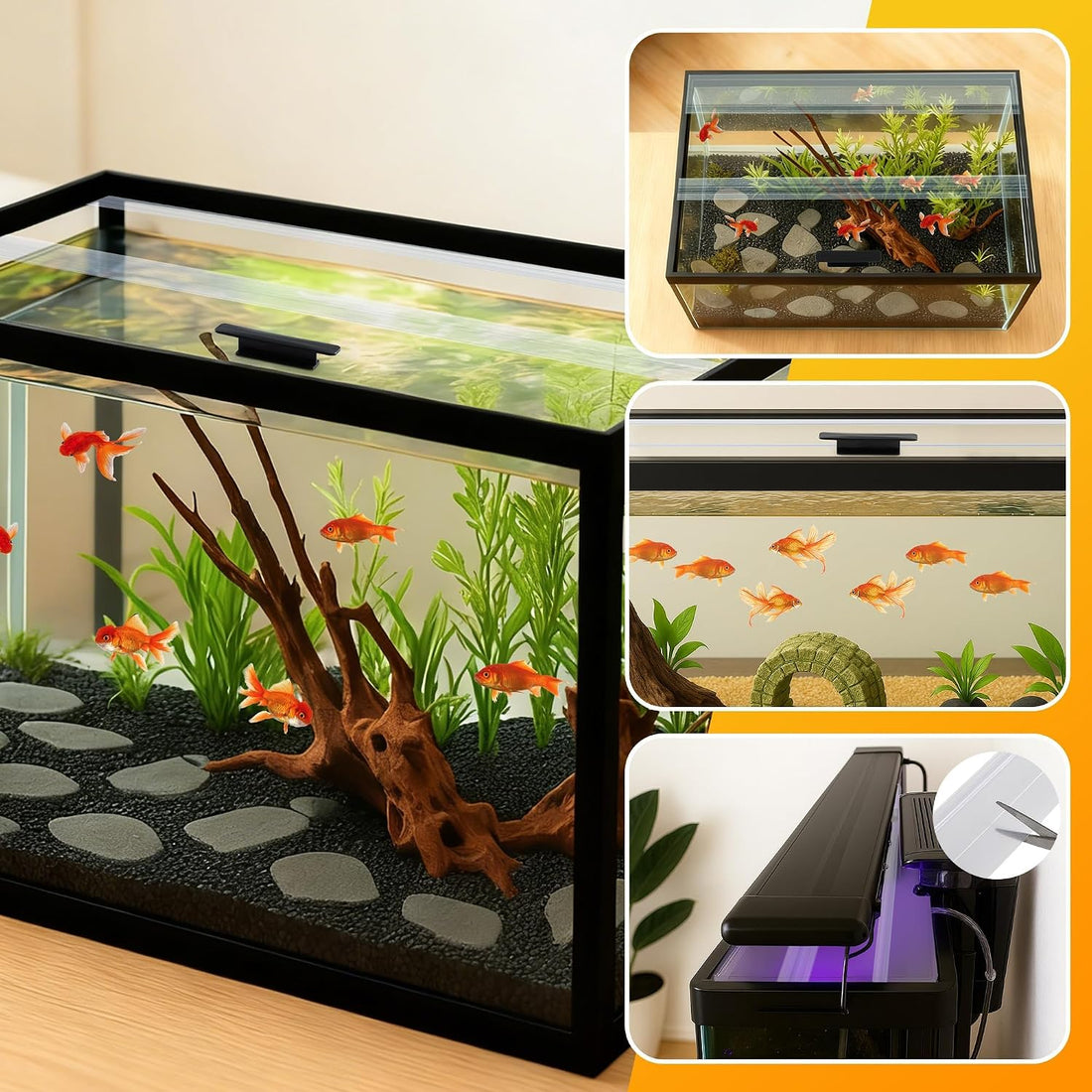 19.33x9.65in Clear Tempered Glass Canopy
