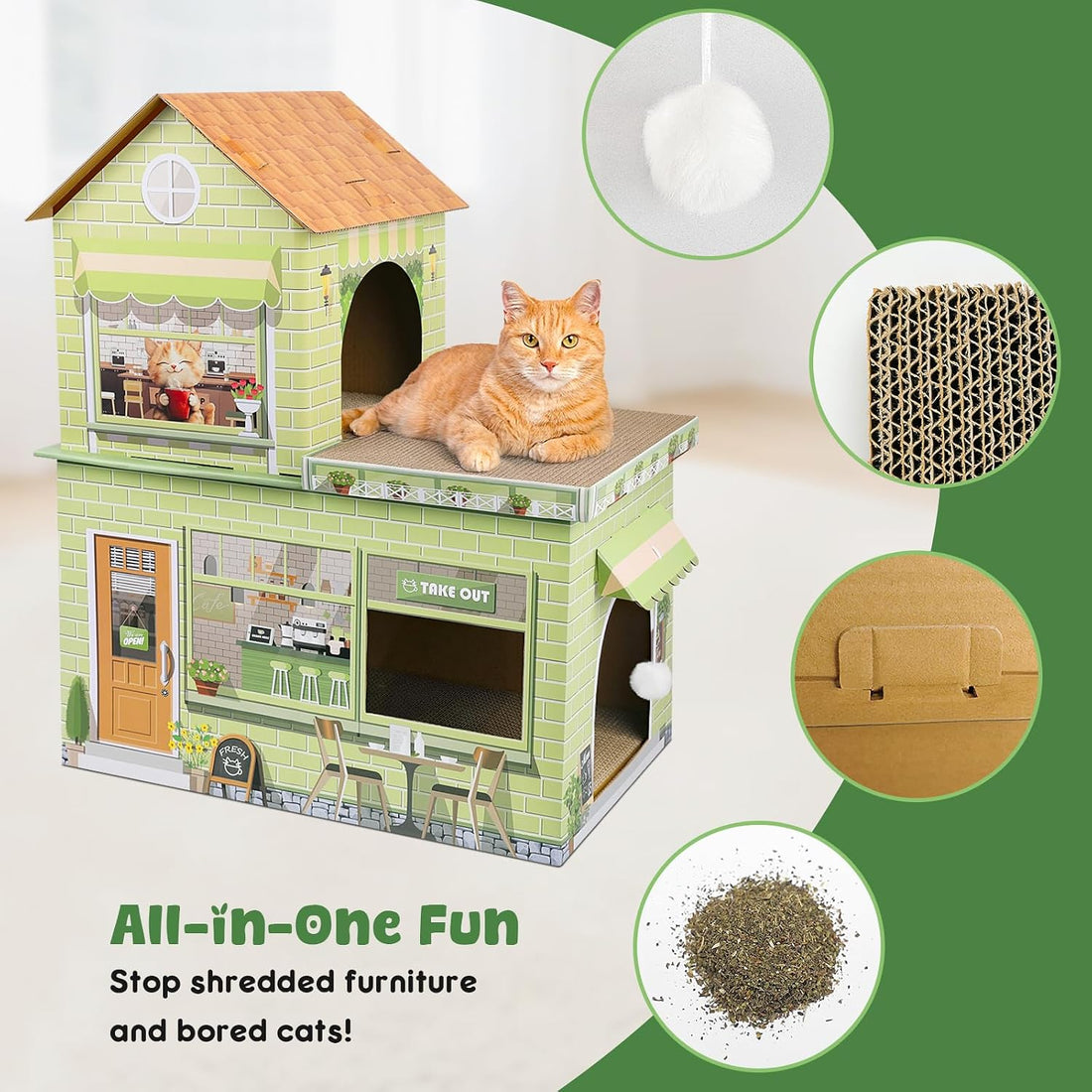 Cardboard Cat Houses for Indoor Cats