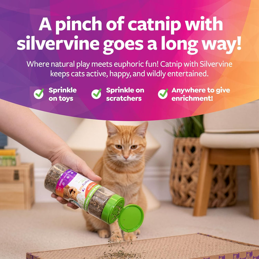 SmartyKat Catnip & Silvervine Cat Attractant