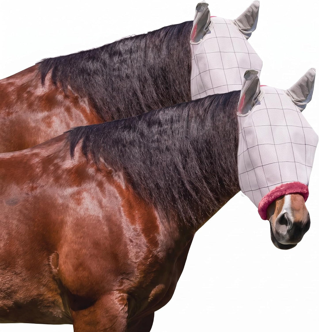 Farnam SuperMask II Horse Fly Mask with Ears, Average Size