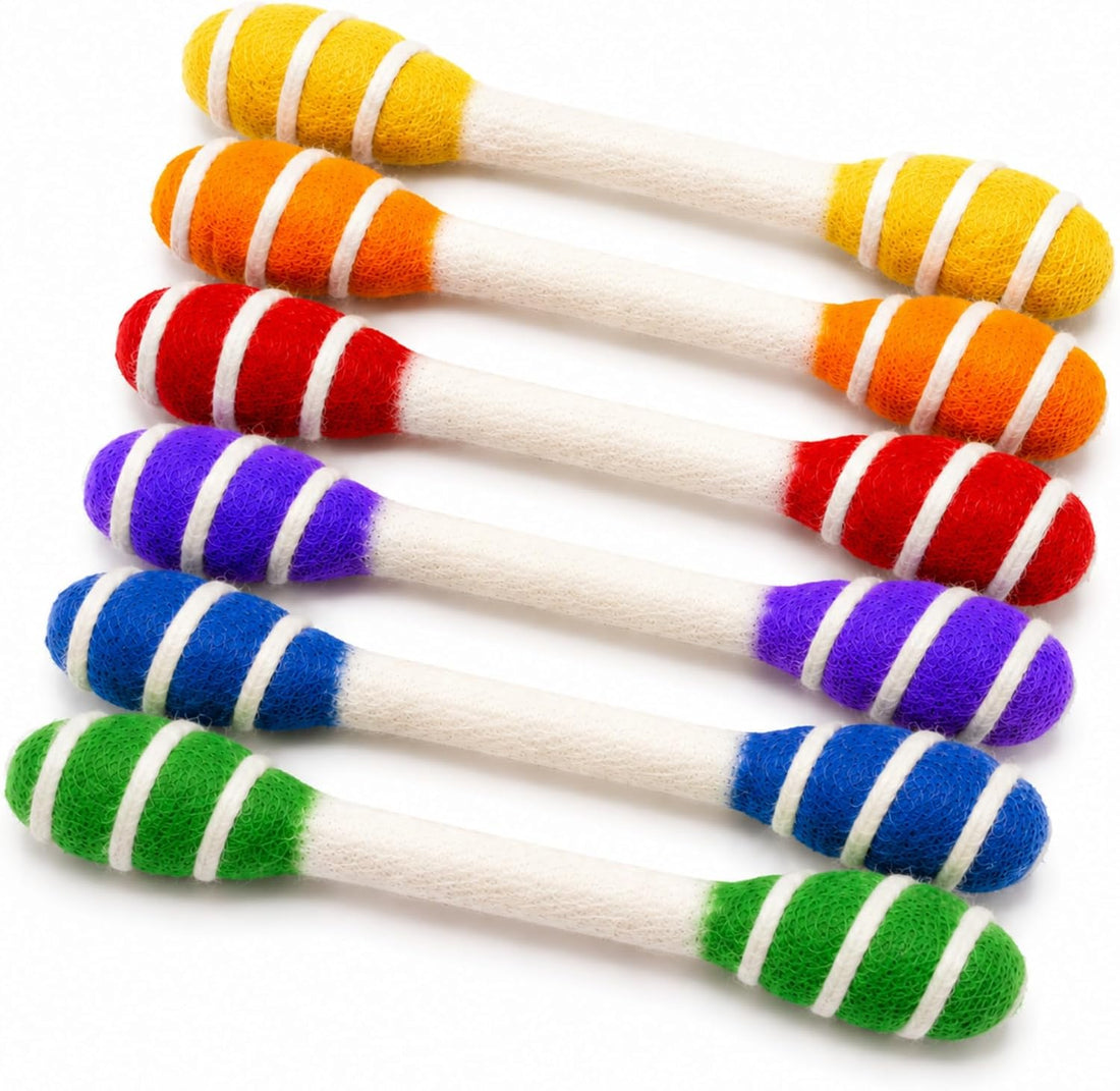 Glaciart One XXL Swabs Cat Toys with Catnip - 2 Pk | Durable for Chew