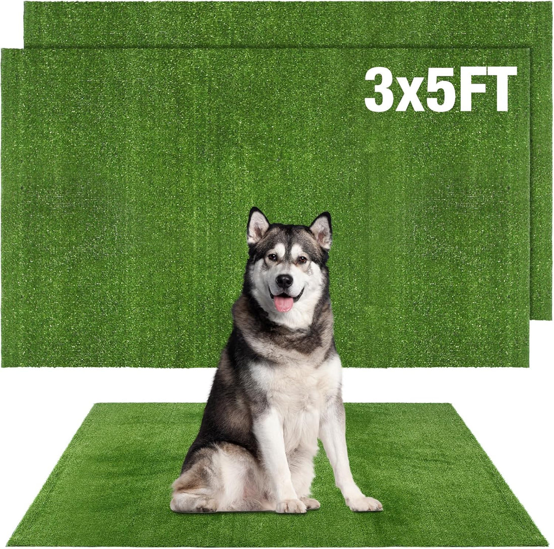 GLOBREEN Fake Grass Pee Pads for Dogs Potty