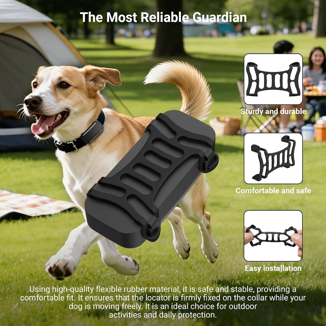 Rubber Clip x 4 Compatible with Tracti Smart Dog 6 LET
