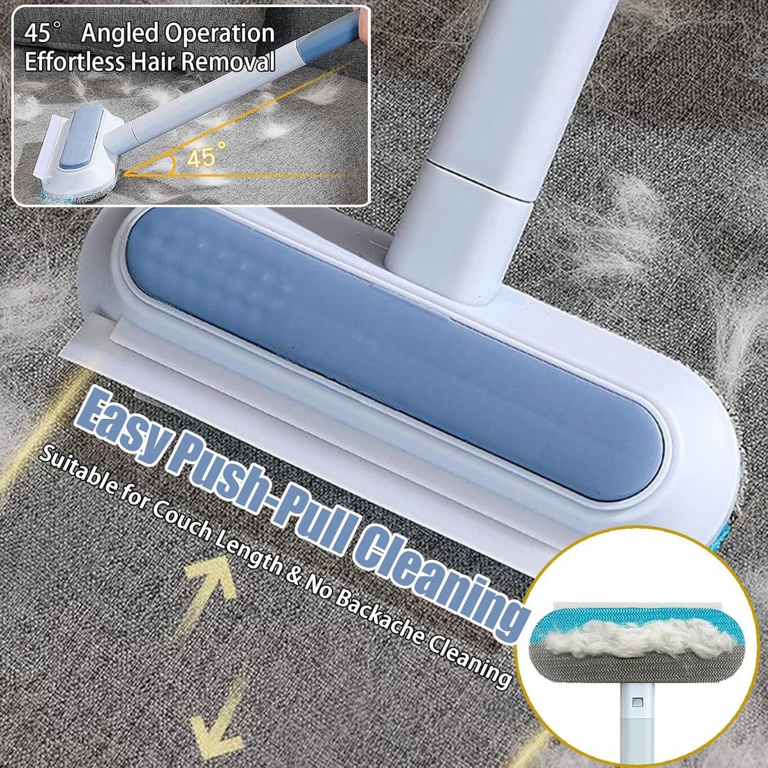 Cat Hair Remover 4-in-1 Multi-Functional Pet Hair Remover
