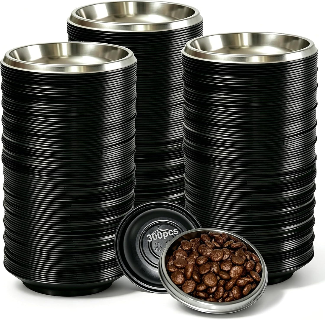 Small Disposable Cat Food Bowls 300 Pack, 30g Portion Cup