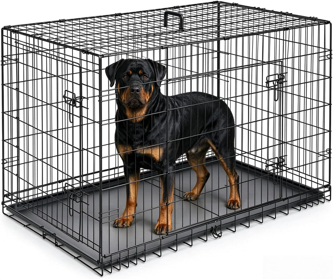 Sweetcrispy 36 Inch Dog Crate, Medium Dog Cage