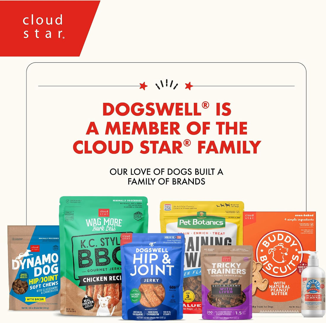 Dogswell Jerky Hip and Joint Dog Treats Grain Free Made in USA Only