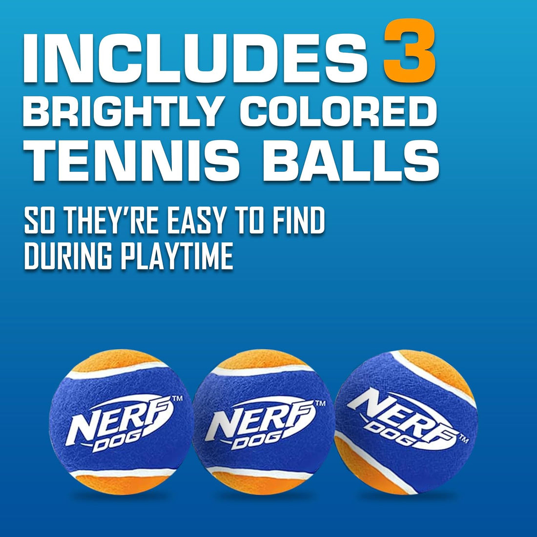 Nerf Dog Tennis Ball Blaster Dog Toy Gift Set