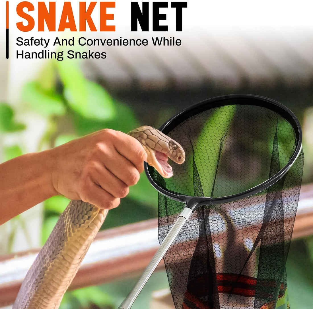 Qualirey Snake Catcher Net Rattlesnake Grabber Snake Grabber Tool