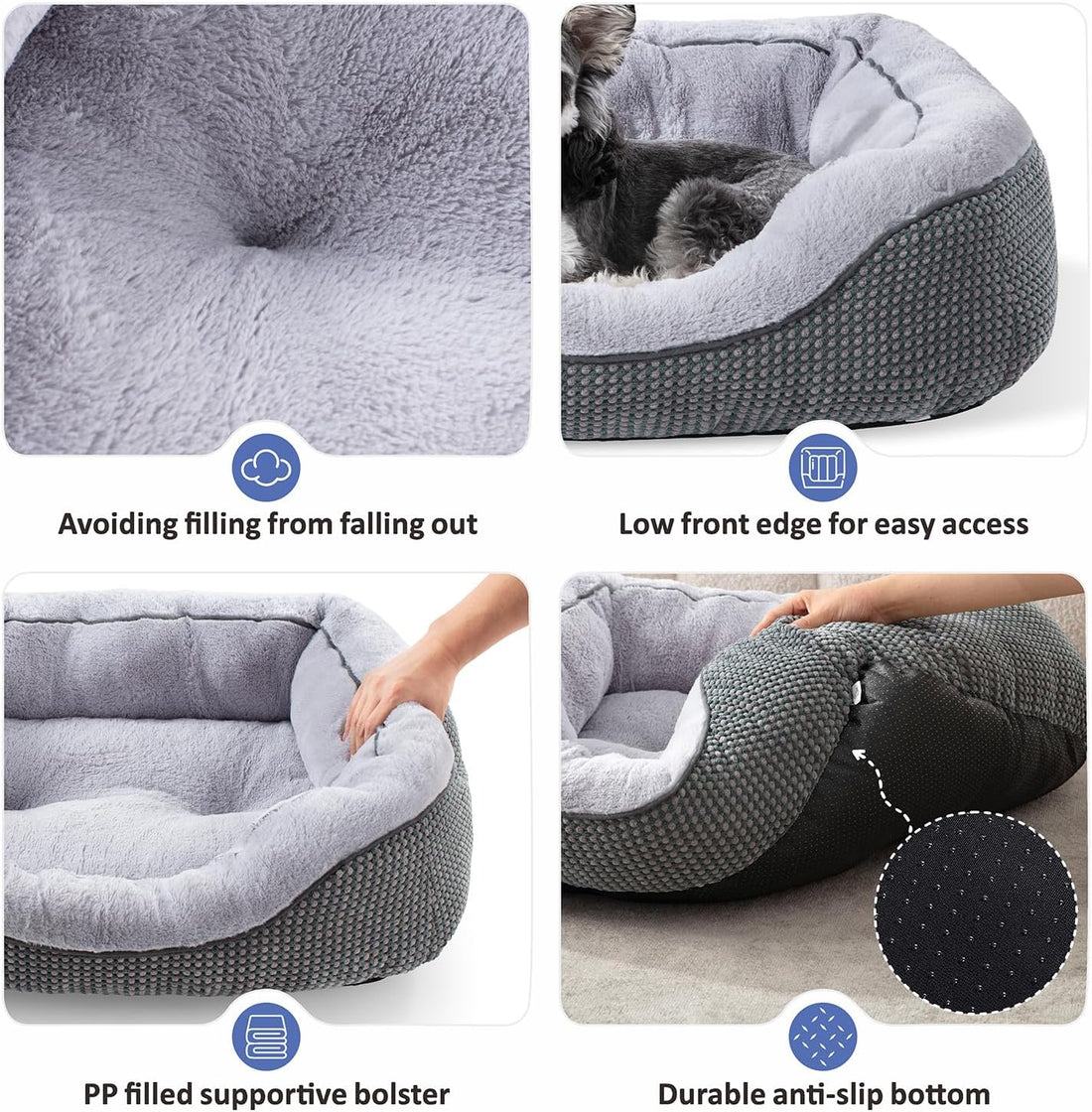 INVENHO Medium Dog Beds for Medium Dogs Washable