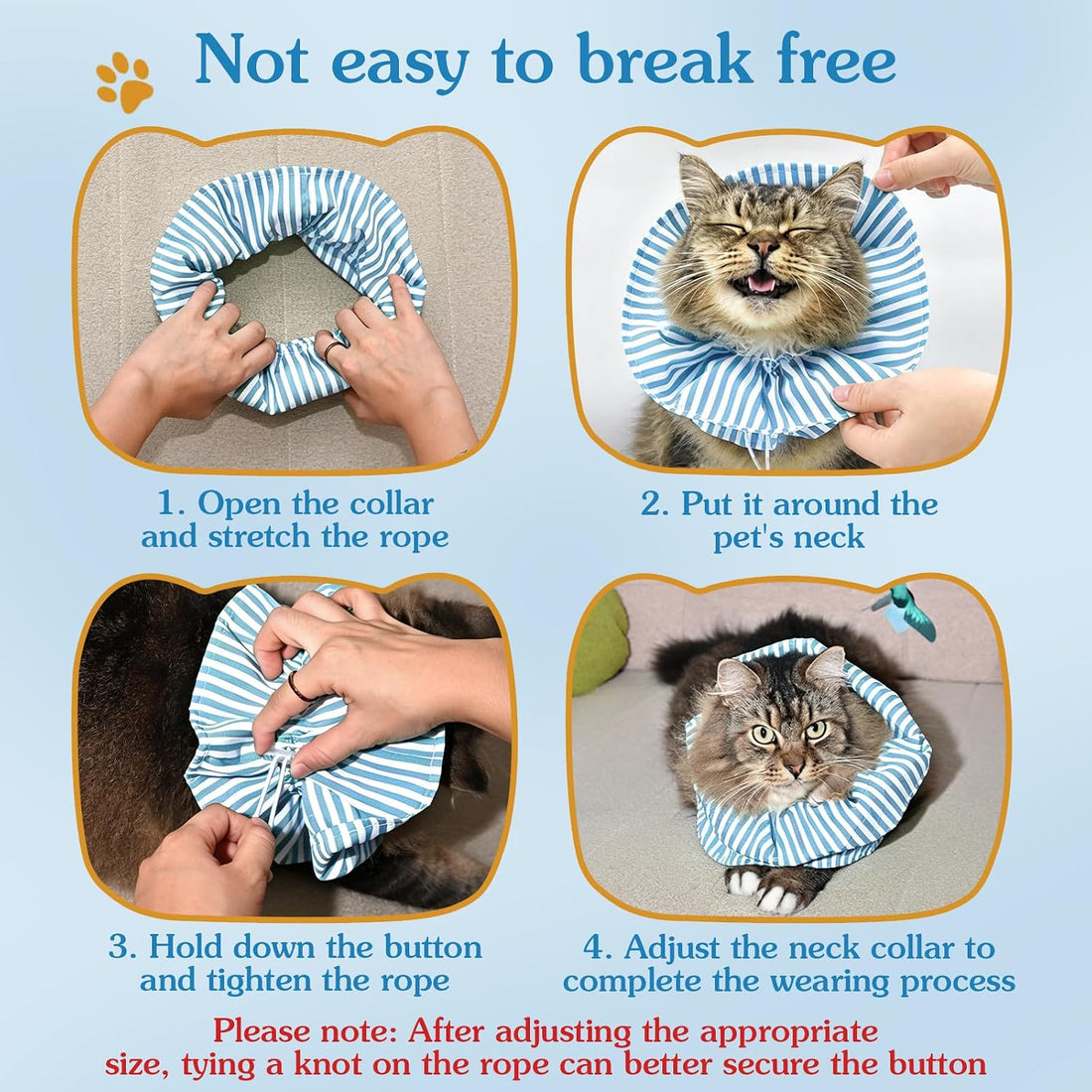 Cat Cone Collar Soft Recovery Collar Adjustable Surgery Cone