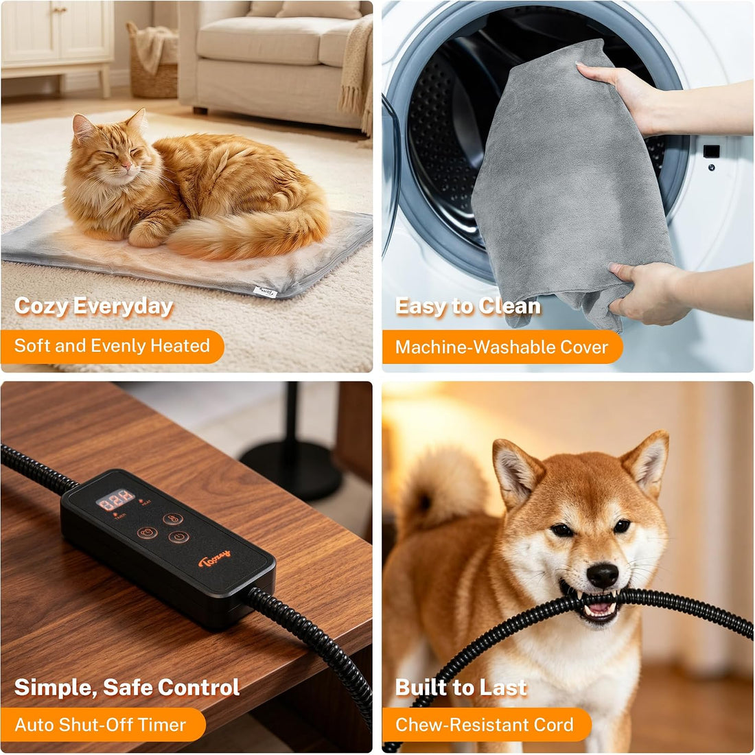 Toozey Small Pet Heating Pad