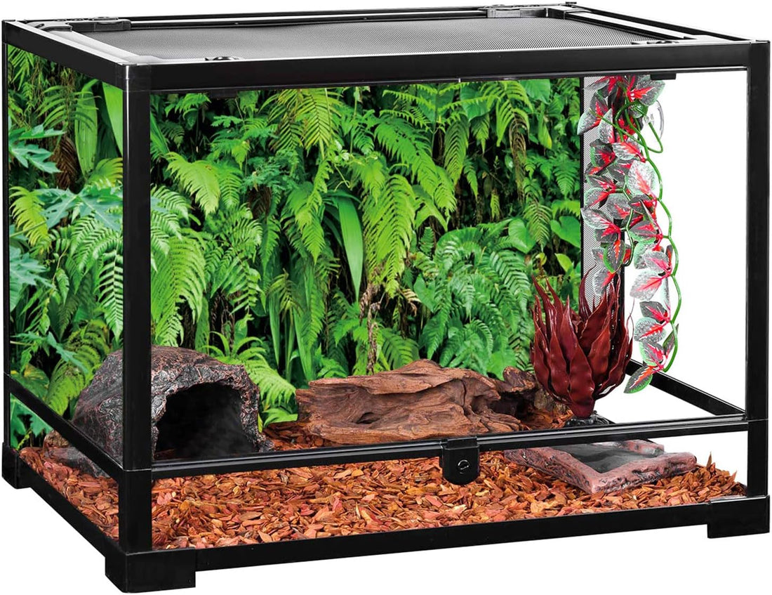 48x24 in Terrarium Backdrop Rainforest Plant Reptile Habitat
