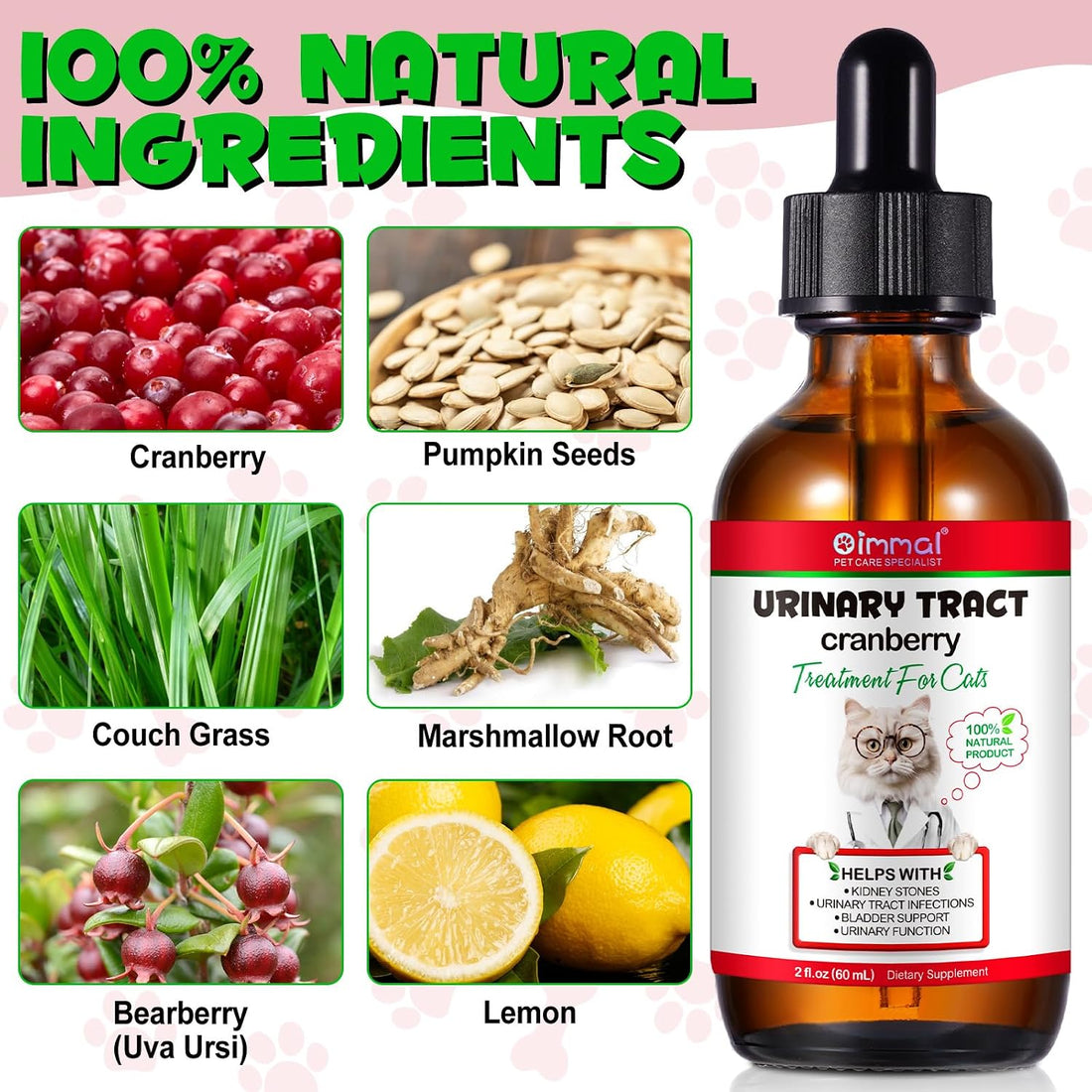 Urinary Tract for Cats, Natural Cat Urinary Tract Drops
