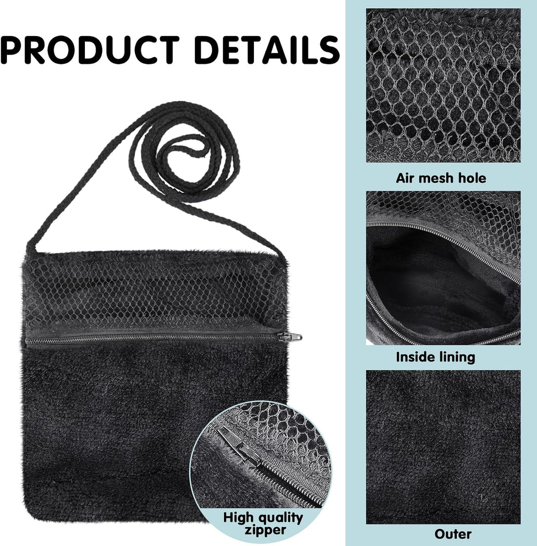Sweetude 2 Pcs Sugar Glider Pouch Breathable Carrying Bonding Pouch
