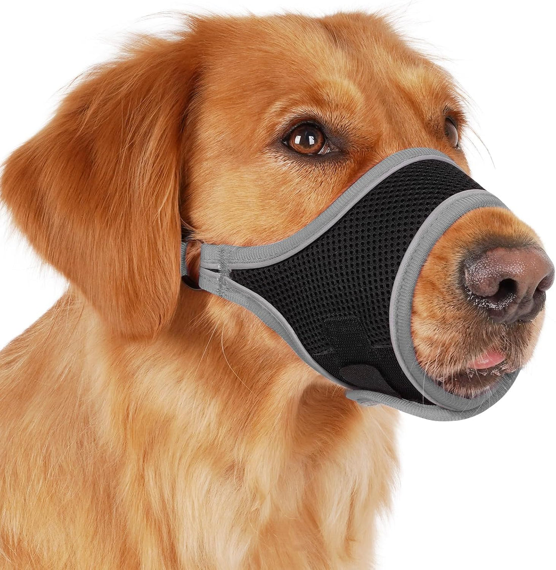 Mayerzon Soft Dog Muzzle for Large Dogs Malinois to Anti Biting