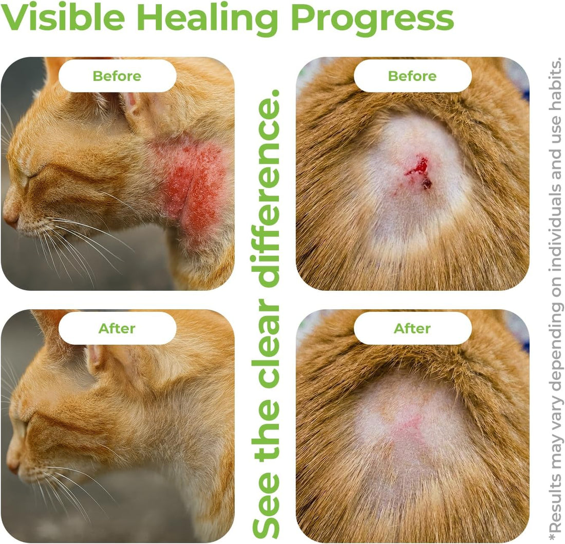 Vetenix Cat Wound Care Spray Feline Healing Aid, Skin Repair for Cuts