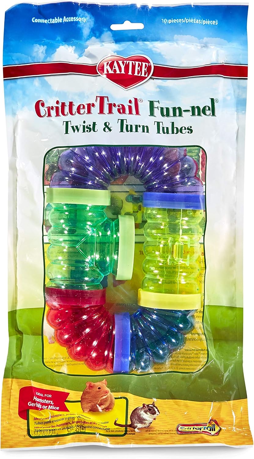 Kaytee CritterTrail Fun-nel 5-Pack Straight Hamster Tubes