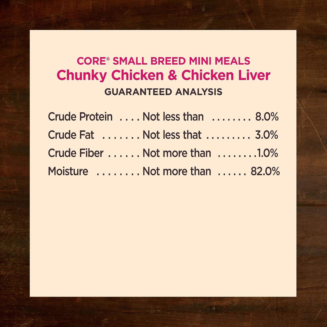 Wellness CORE Small Breed Mini Meals Chunky in Gravy Adult Wet Dog