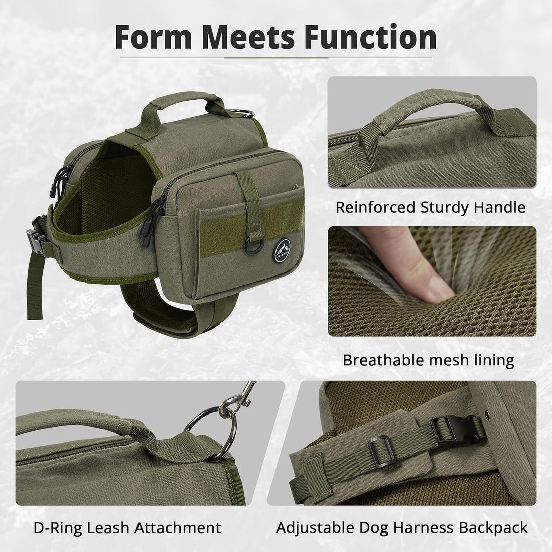 Himal Outdoors Tactical Dog Saddle Bag