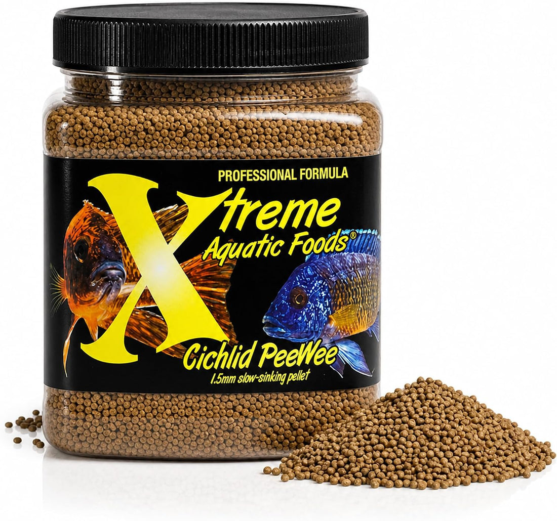 Xtreme Cichlid Peewee 1.5 mm Pellets - Proven Nutrition for Cichlids