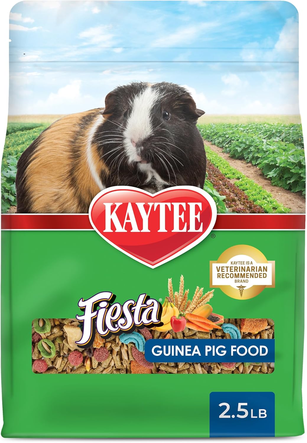 Kaytee Fiesta Guinea Pig Food, Nutritious Blend, 4.5 Pounds