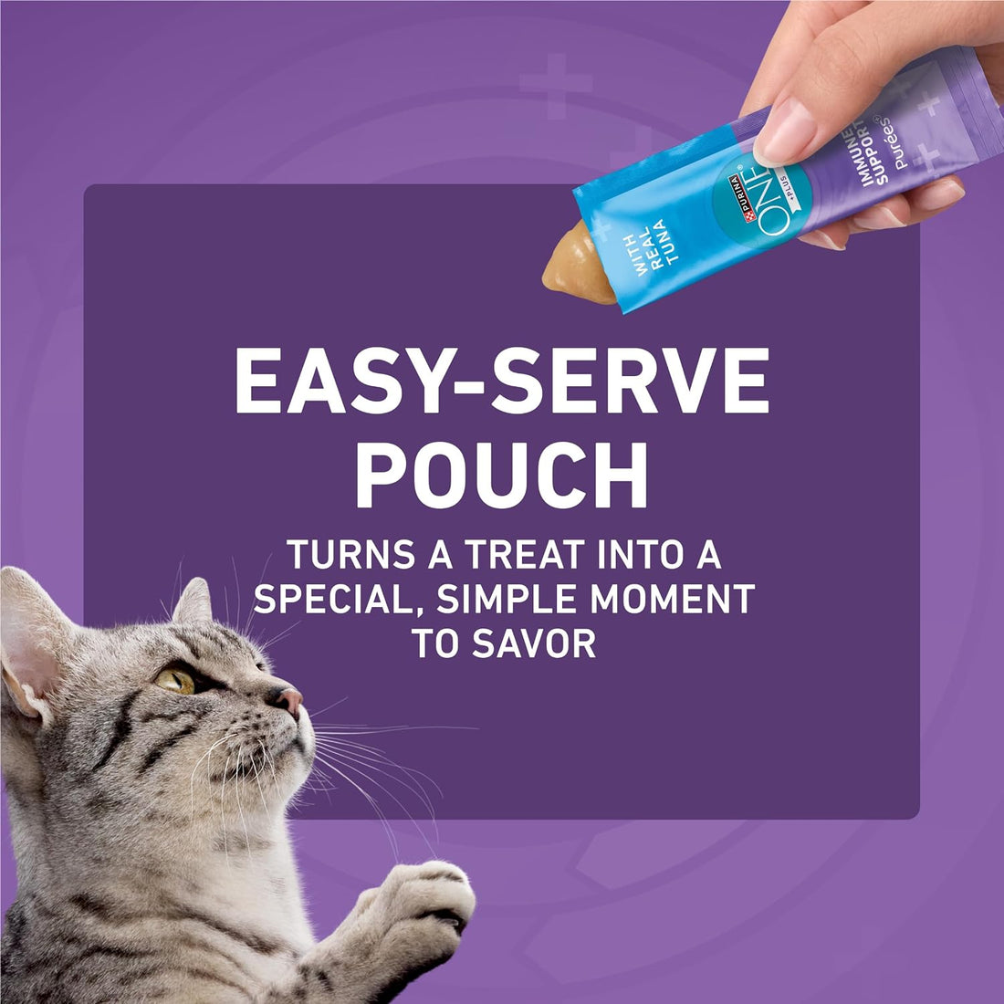 Purina ONE +Plus Immune Support Purees with Real Tuna Lickable Cat