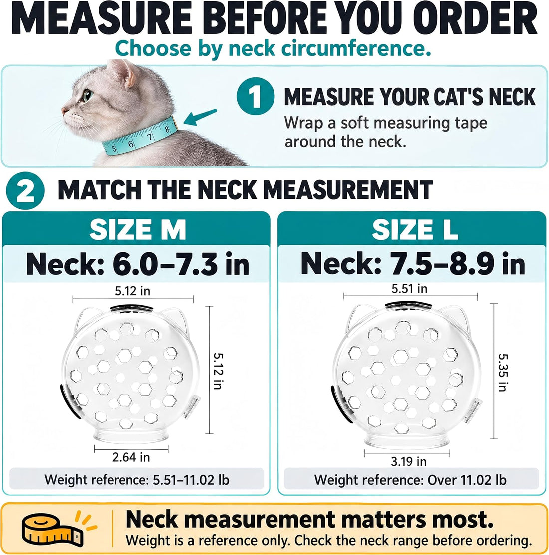 Cat Muzzle Breathable Anti-Bite Grooming Bath Nail Trim Vet Visits