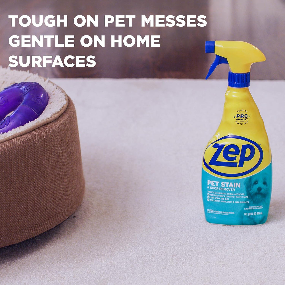 Zep Pet Stain and Odor Remover - 32 oz (Cases of 4)