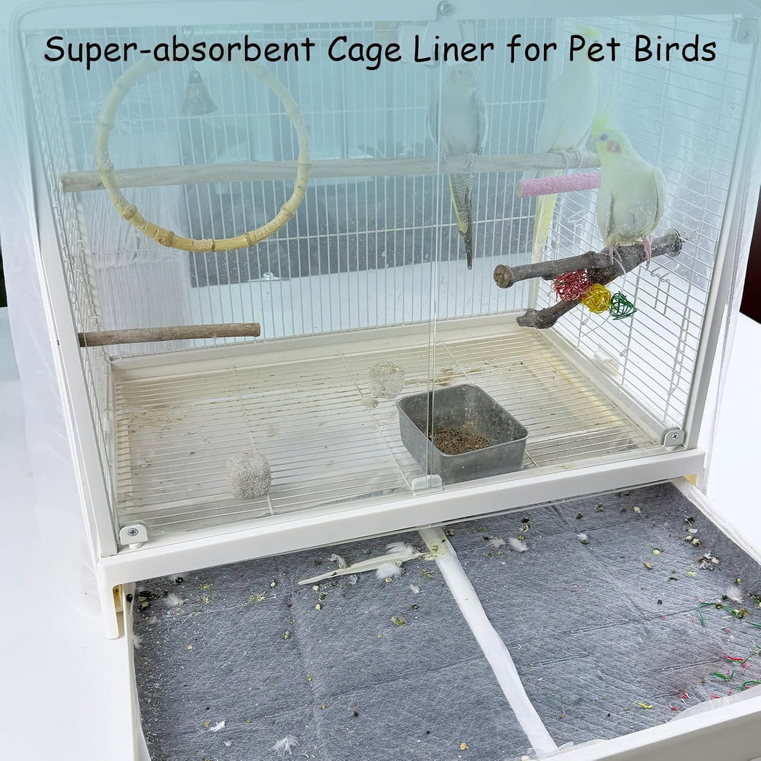 50 Sheets 23 x 17in Absorbent Cushion Pad Accessories for Bird